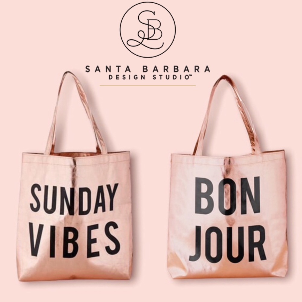 Santa Barbara Designs Rose Gold Tote